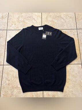 New With Tag Naadam Men's 100% Cashmere Sweater crewneck Size XXL  NV NAVY
